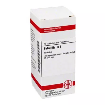 PULSATILLA D 6 tabletės, 80 vnt PULSATILLA D 6 tabletės, 80 vnt
