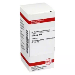 SILICEA D 4 tabletės, 80 vnt