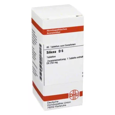 SILICEA D 6 tabletės, 80 vnt SILICEA D 6 tabletės, 80 vnt