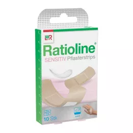 RATIOLINE jautrios tinko juostelės 2 dydžių, 10 vnt