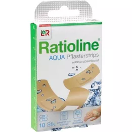 RATIOLINE 2 dydžių vandens tinko juostelės, 10 vnt