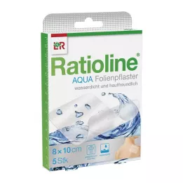 RATIOLINE vandens dušo tinkas 8x10 cm, 5 vnt