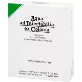 AQUA AD iniectabilia ex Colonia ampulės, 5X5 ml