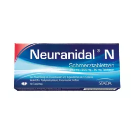 NEURANIDAL N Tabletės, 10 vnt