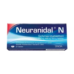 NEURANIDAL N Tabletės, 20 vnt