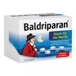 BALDRIPARAN Stiprios naktinės dengtos tabletės, 120 vnt