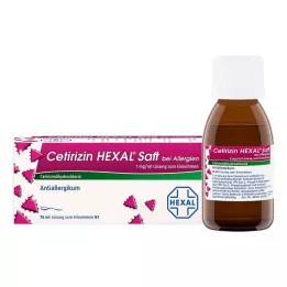CETIRIZIN HEXAL Sultys nuo alergijos, 75 ml