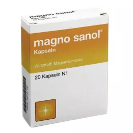 MAGNO SANOL kapsulės, 20 vnt
