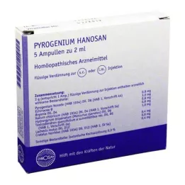 PYROGENIUM HANOSAN Injekcinis tirpalas, 5X2 ml