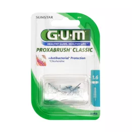 GUM Proxabrrush keičiami šepečiai 0,7 mm eglės, 8 vnt