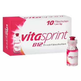 VITASPRINT B12 gėrimų buteliai, 10 vnt