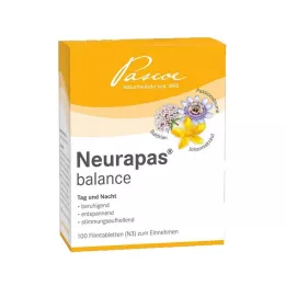 NEURAPAS Balance plėvele dengtos tabletės, 5X100 vnt