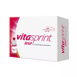 VITASPRINT B12 gėrimų buteliai, 100 vnt