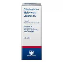 CHLORHEXIDINDIGLUCONAT Tirpalas 2% koncentratas, 50 ml