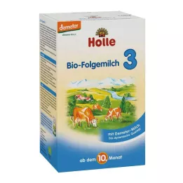 HOLLE Ekologiškas kūdikių tolesnis pienas 3, 600 g