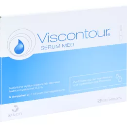 VISCONTOUR Serumo ampulės, 5 ml