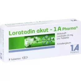 LORATADIN akut-1A Pharma tabletės, 7 vnt