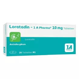 LORATADIN-1A Pharma tabletės, 20 vnt