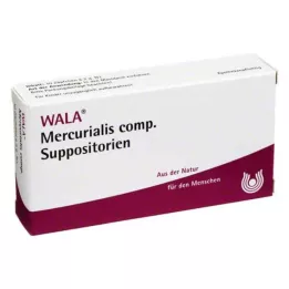 MERCURIALIS COMP.Žvakutės, 10X2 g