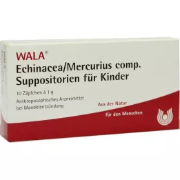 ECHINACEA/MERCURIUS komp. vaikiškos žvakutės, 10X1 g
