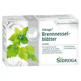 SIDROGA Dilgėlių lapų arbatos filtrų maišeliai, 20X1,5 g