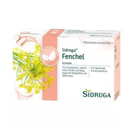 SIDROGA Pankolių arbatos filtrų maišeliai, 20X2,0 g