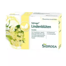 SIDROGA Liepų žiedų arbatos filtrų maišeliai, 20X1,8 g