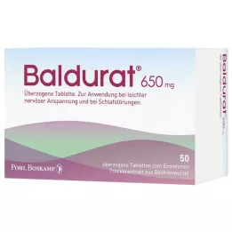 BALDURAT Plėvele dengtos tabletės, 50 vnt