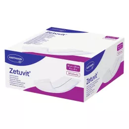 ZETUVIT Sugeriantys kompresai nesterilūs 10x20 cm, 30 vnt