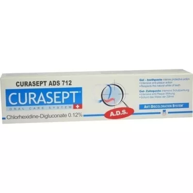 CURASEPT Dantų pasta 0,12% CHX, 75 ml