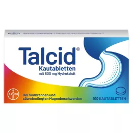 TALCID Kramtomosios tabletės, 100 vnt
