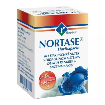 NORTASE kapsulės, 100 vnt