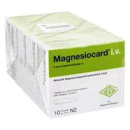 MAGNESIOCARD i.v. Injekcinis tirpalas, 50X10 ml