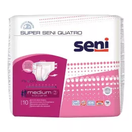 SUPER SENI Quatro nelaikymo kelnės 2 M dydis, 10 vnt