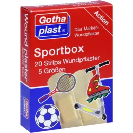 GOTHAPLAST 5 dydžių Sportbox juostelės, 20 vnt