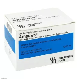 AMPUWA Plastikinis stiprintuvas. Injekcinis/infuzinis tirpalas, 20X5 ml