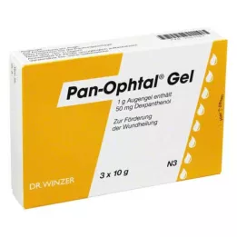 PAN OPHTAL Gelis, 3X10 g