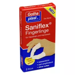 SANIFLEX Pirštinės lovytės, 6 vnt