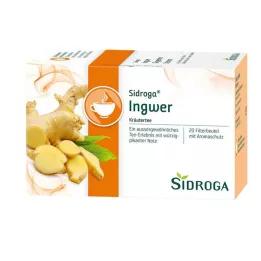 SIDROGA Imbiero arbatos filtrų maišeliai, 20X0,75 g