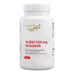 Krilių aliejus 500 mg Antarktidos kapsulės, 100 vnt