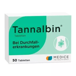 TANNALBIN Tabletės, 50 vnt