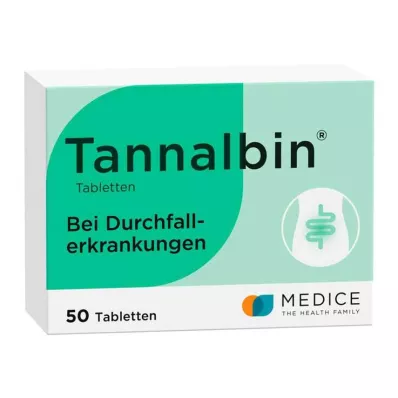TANNALBIN Tabletės, 50 vnt TANNALBIN Tabletės, 50 vnt