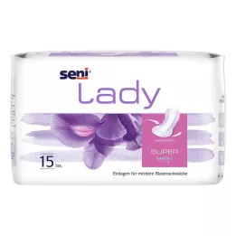 SENI Lady Incontinence Pad super, 15 vnt