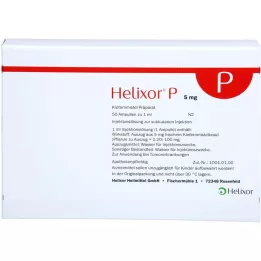 HELIXOR P ampulės 5 mg, 50 vnt