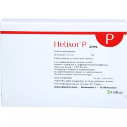 HELIXOR P ampulės 20 mg, 50 vnt