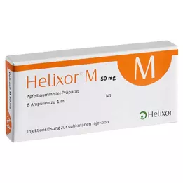 HELIXOR M ampulės 50 mg, 8 vnt