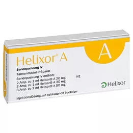 HELIXOR A serijos pakuotė IV ampulės, 7 vnt