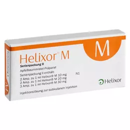 HELIXOR M serijos pakuotė II ampulės, 7 vnt