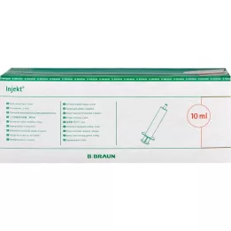 INJEKT Solo švirkštas 10 ml Luer ekscentrinis PVC-fr., 100X10 ml