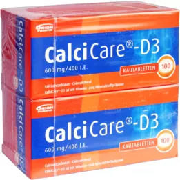 CALCICARE D3 kramtomosios tabletės, 200 vnt